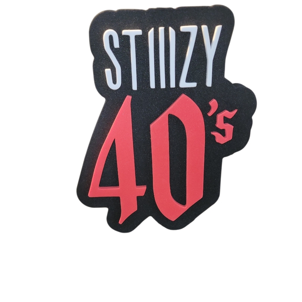 STIIIZY 40s Foam Wall Decor Sign - Limited Edition Streetwear Art New In Package